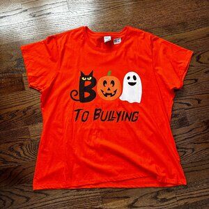 Boo To Bullying Orange Anti Bullying Unity Day Halloween T-Shirt